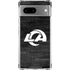 NFL Los Angeles Rams Black & White Google Pixel 7a Clear Case